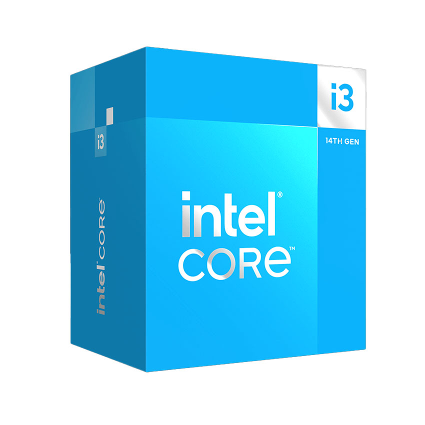 CPU Intel Core i3-14100F (UP TO 4.7GHZ, 4 NHÂN 8 LUỒNG, 12MB CACHE, 60W) - SOCKET INTEL LGA 1700/RAPTOR LAKE