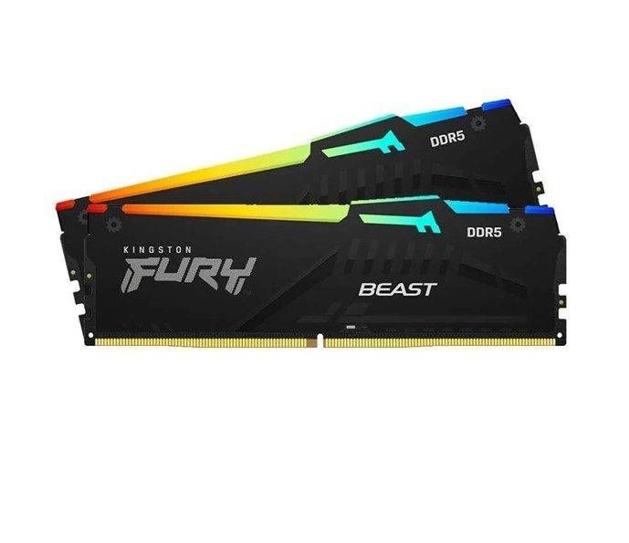 RAM Kingston FURY Beast RGB 16GB (2x8GB) DDR5 5600Mhz